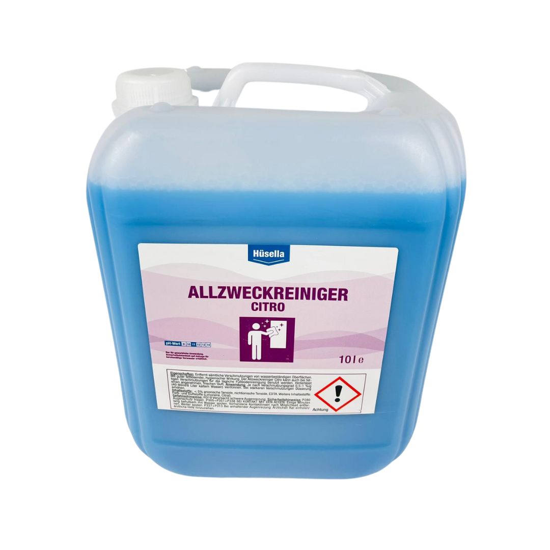 Hüsella | Allzweckreiniger | Citro |1 Liter Flaschen | 10 Liter Kanister