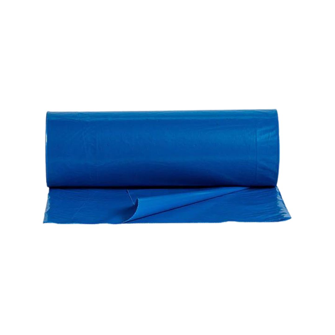 Abfall- und Müllsäcke | 100% Recycling-Material | LDPE | Blau | 70 x 110 cm | 120 Liter | 10er Pack