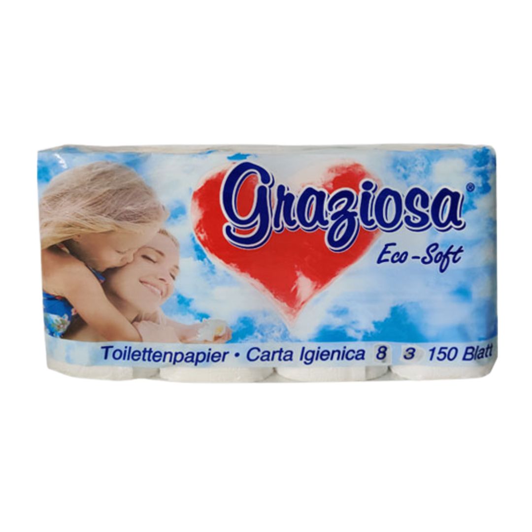 Toilettenpapier | 3-lagig | 36 x 56 Rollen Set (2016 Stück)