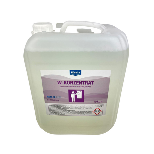 Hüsella | W-Konzentrat | Universalreiniger mit Superkraft | 10 Liter Kanister